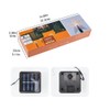 Solar Christmas Star Lights Outdoor Energy Saving Waterproof Solar Powered