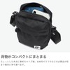 Chums Recycle Vertical Mini Shoulder Bag, Black