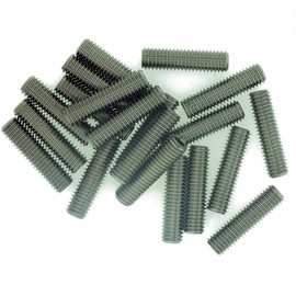 M4 (4mm x 25mm) Hex Socket Grub Screw (Flat Point) - Stainless Steel (A2) (Pack of 20)