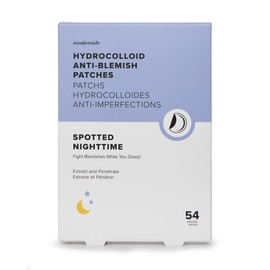MaskerAide Spotted Nighttime Hydrocolloid Anti-Blemish Pimple Patches for Acne, Extract and Penetrate, 54 Patches, Two sizes, Vegan, Cruelty-free