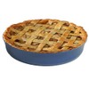 Sassafras Superstone® Stoneware Pie and Pizza Baker with Blue Glaze
