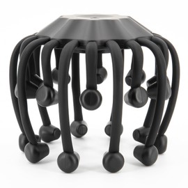 JIEJUNJIE Electric Scalp Massager - Octopus Head Massager Stress Relax, 20 Claw Multi-Configuration Array Vibrating Nodes, 5 Modes, Bluetooth Music, Hair Scalp Relaxation, Fatigue Relief