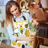 BGBDEIA Honey Bees Apron Adjustable Neck Bib Apron for Men