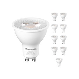 DEWENWILS 10-Pack GU10 LED Bulb Dimmable, 5000K Daylight GU10 Bulb Replacement for Track Lighting, 500LM, 7W(50W Equivalent) LED Light Bulb for Kitchen, Range Hood, Living Room, Bedroom