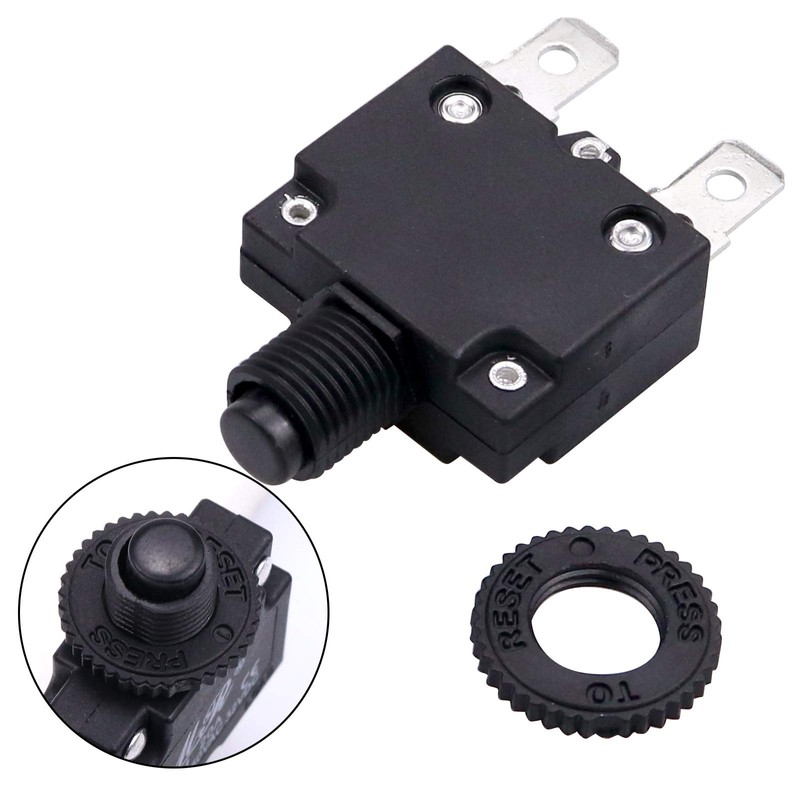 RKURCK 4 Amps Thermal Circuit Breakers, 125/250V AC 32V DC