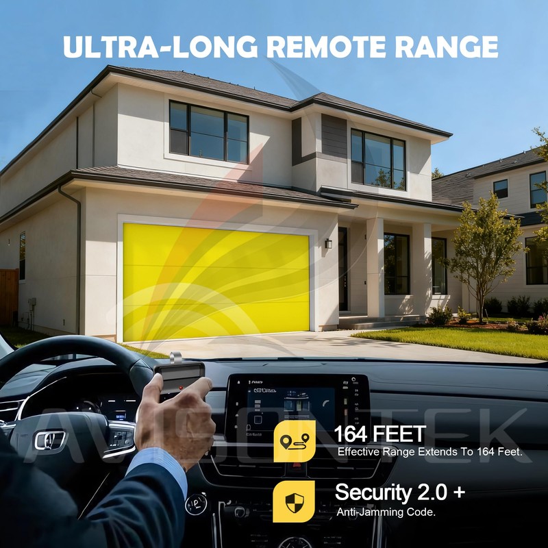 2 for 950ESTD Chamberlain Garage Door Opener Remote, Yellow Learn