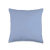 Simple Chic Solid Color Light Periwinkle Blue Throw Pillow