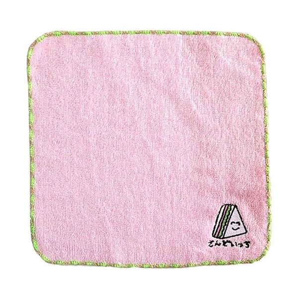 Oekaki-san (Mini Towel) One Point Embroidery Handkerchief Towel / Sandoichi
