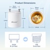 DiCUNO GU24 to E26 Adapter, 160℃ Heat Resistant, Maximum Wattage