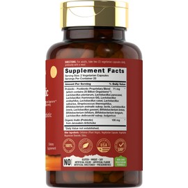 Tahoe Nutritionals Prebiotic, Probiotic & Postbiotic | 25 Billion CFU | 50 Powder Pills | Men and Women's Digestive Health | Vegetarian and Non-GMO Supplement