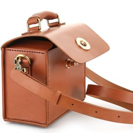 EnergyPower Natural Cowhide Camera Bag for Sony Sony α7 Series, Vegetable Tanned Full Grain Leather, Extra Thick Hard Specifications, 2-Way Shoulder Bag, Handcraft, Genuine Leather, α7RV α7RIV, α7IV,