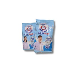 Bear Brand Adult Plus Powdered Milk Drink 1 Kilogram (2 Packs) (2 Kg)