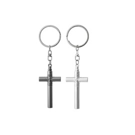 ARFUKA Set of 2 Emergency Whistle Trainer Whistle Metal Cross Whistle with Keyring for Outdoor Camping Hiking Hunting