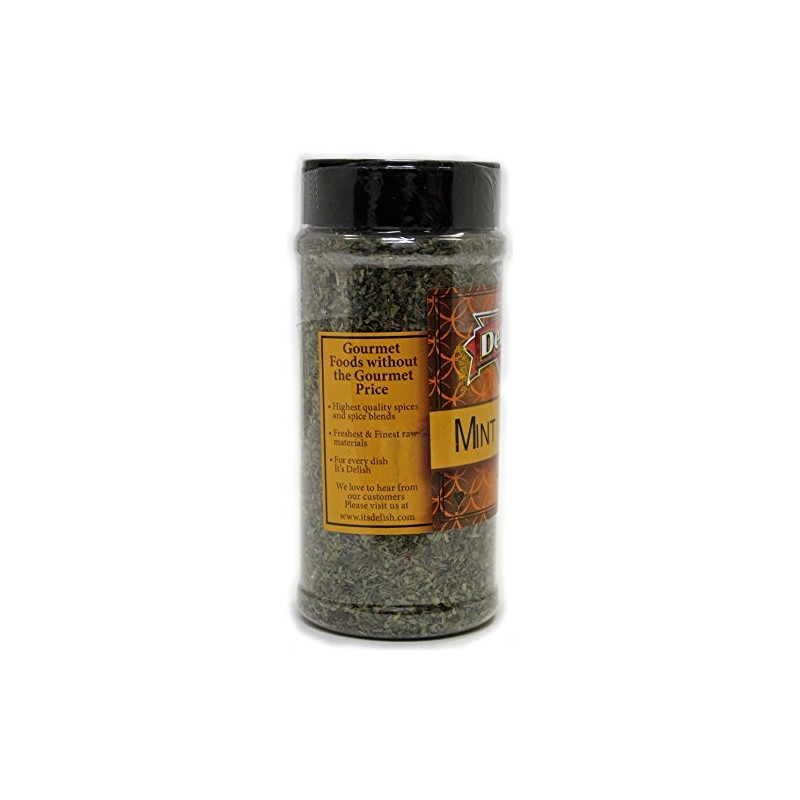 Dried Mint Leaves by Its Delish, Medium Jar