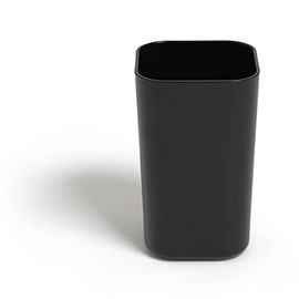 TRU RED Plastic Pencil Cup, Black (TR55321)