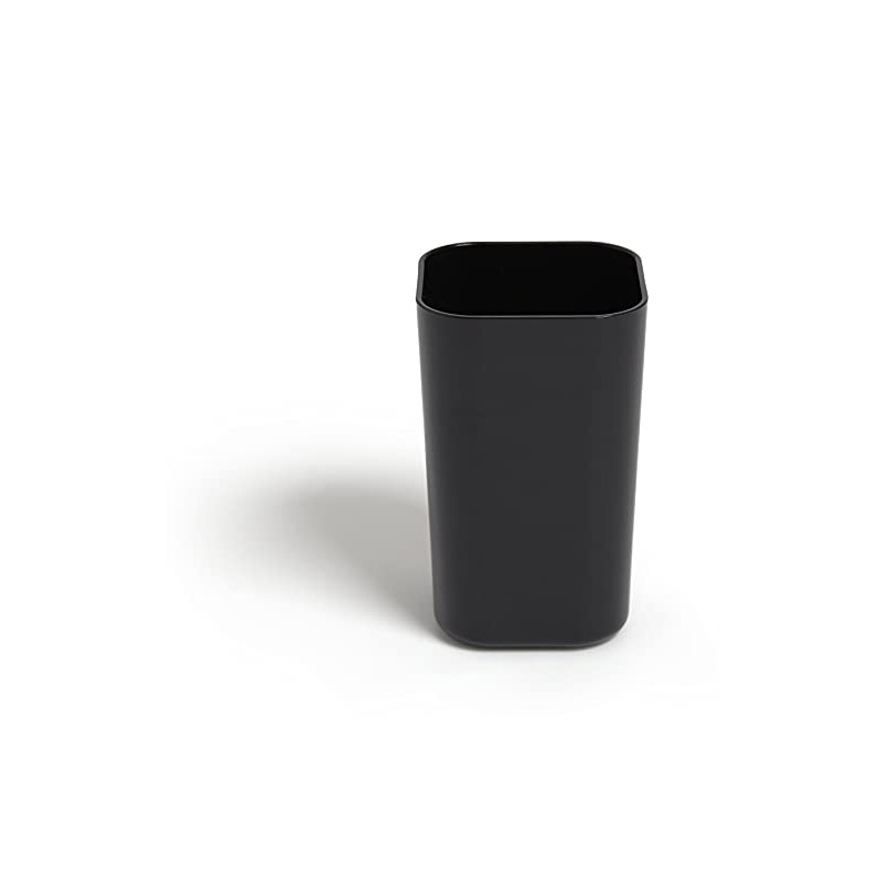TRU RED Plastic Pencil Cup, Black (TR55321)