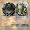 Leafence Recovery and Resilience Commemorative Sobriety Coin Recovery Addiction and