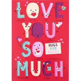 Love You So Much - You Put A Smile In My Heart - Happy Valentine's Day Greeting Card