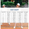 ThreeH Women's Pleated Tennis Skirt High Waist Golf Skirts Quick