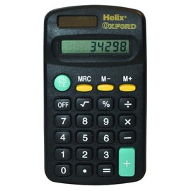 Helix Ocford Basic Calculator, Black