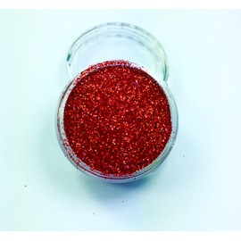 Glitter Lips Ultra Fine Dust Powder Sexy Shades Iridescent Holographic Metallic Fashion Lips 1x 5ml Pot (Holographic Red)