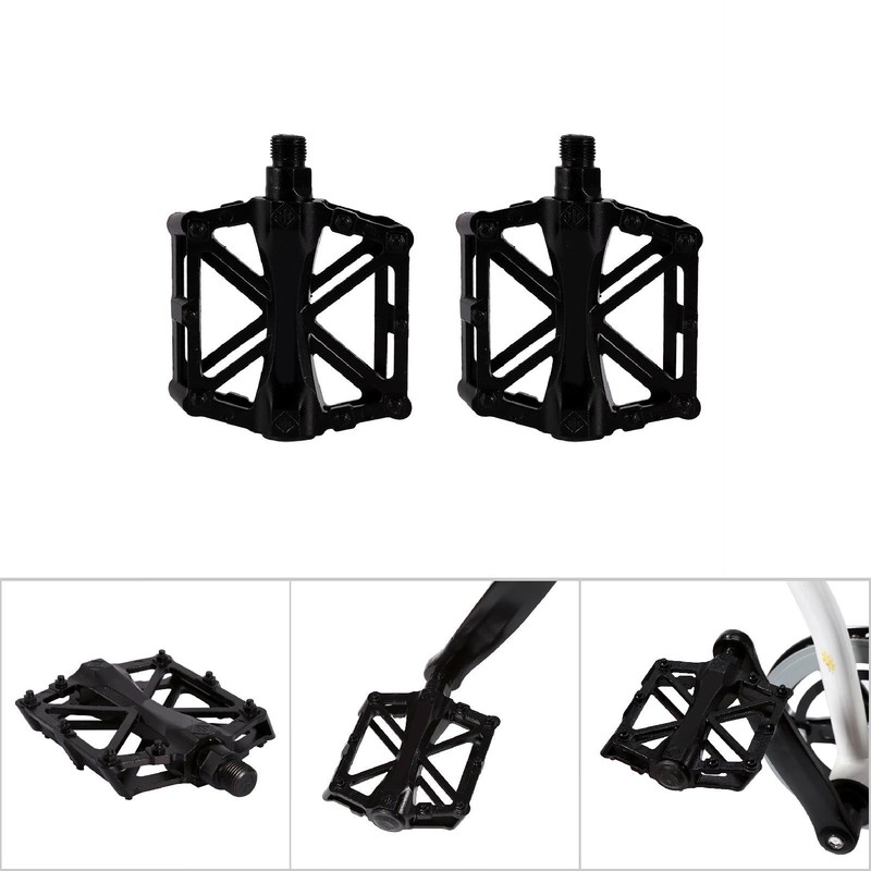 Bike Pedals, 1Pair Lightweight Aluminum CNC Bearing Bicycle Pedals Road