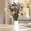 Natural Dried Flower Bouquet, 17" DIY Floral Arrangements with Eucalyptus