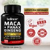 balincer Maca Ginseng Kapseln - Hochdosiert Mit 11400Mg - 120