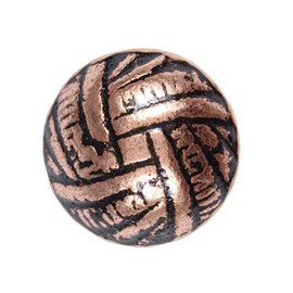 Galaxy Supply Inc. Decorative Nails - C.S. Osborne & Co. No. 7002-0CRL 1/2 - Overlap Old Copper Lacquered Rolled - 7/16" Diameter x 1/2" Length (1000 Nails/Box + Nailer Package)