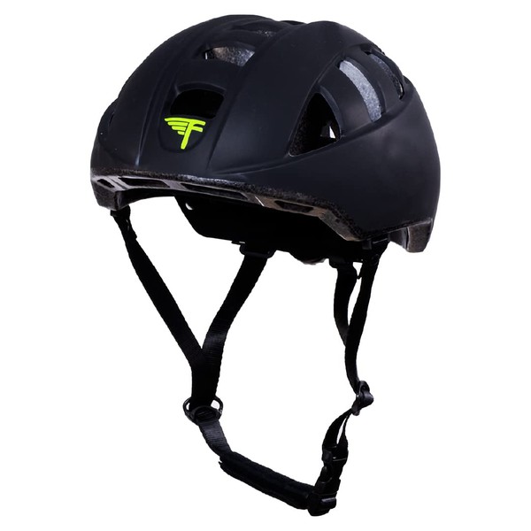 Flybar Kids Bike Helmet - Dual Certified Adjustable Dial, Skateboard Helmet, Roller Skating, Pogo, Electric Scooter, Snowboard, Youth and Toddler Helmet, Boys & Girls 3-14 (Black,L)
