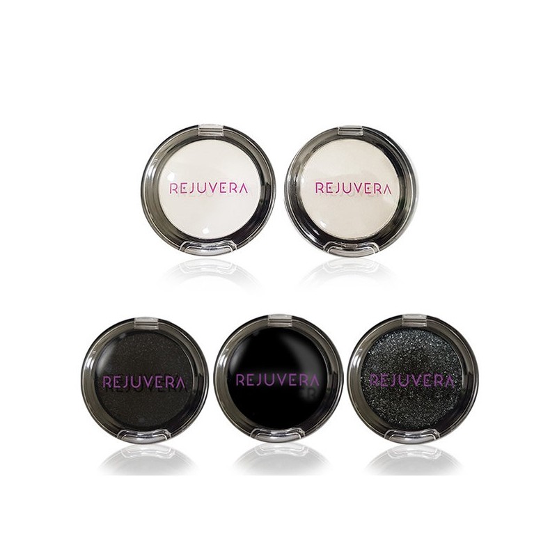Rejuvera Black White Eyeshadow / Shadow Palette, B001 Real Black