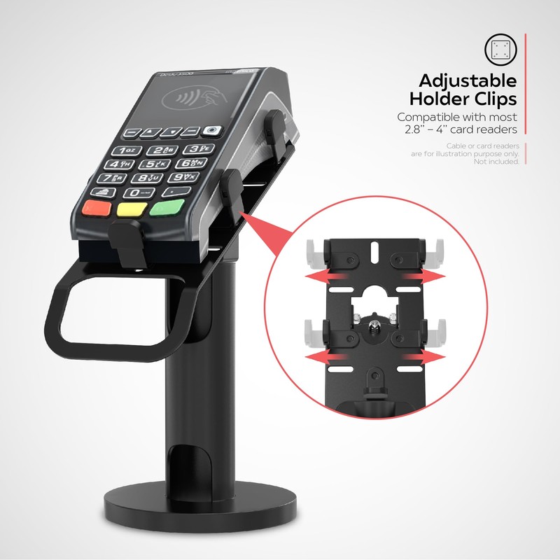 CTA Digital Universal Credit Card Reader Stand - Universal Rotating