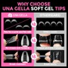 UNA GELLA Puntas de uñas 527