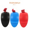 Totority 3pcs Portable Snooker Chalk Holder Durable Rubber Billiards Accessory