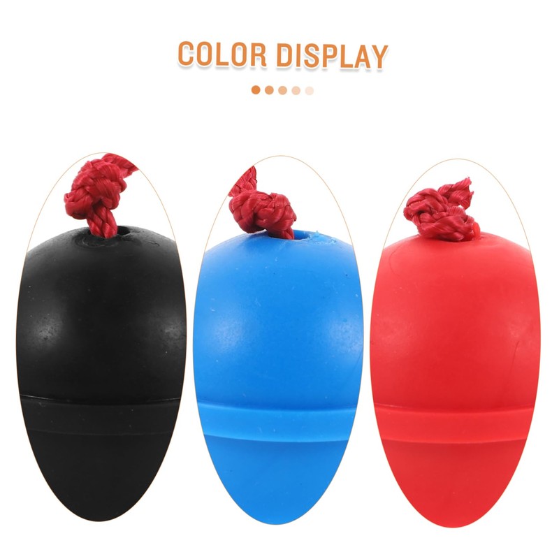 Totority 3pcs Portable Snooker Chalk Holder Durable Rubber Billiards Accessory