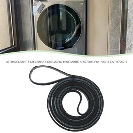 SING F LTD 1PC Dryer Drum Belt OE 4400EL2001F 4400EL2001A 4400EL2001C Compatible with Kenmore Compatible with GE Wide 1/4 Inch Circumference 92 Inches