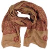 GURU SHOP Thin Baba Scarf, Benares Lunghi, Men/Women, Pink, Synthetic,