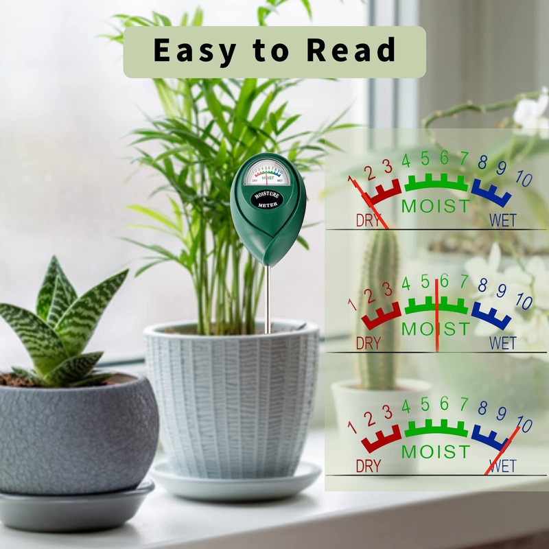 Hathdia Soil Moisture Meter, Plant Water Meter Soil Meter Moisture