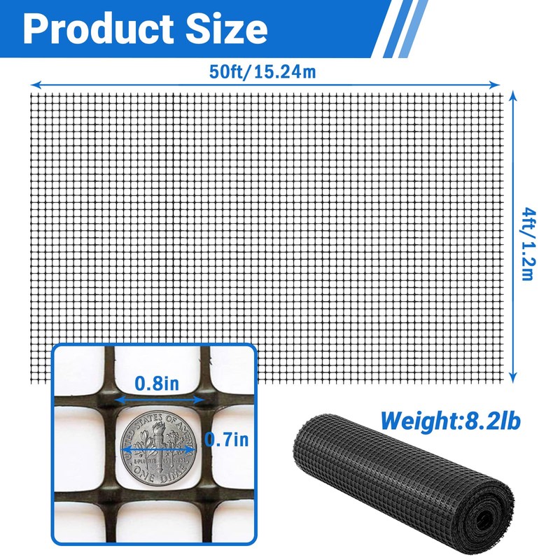 Bi-Directional Retaining Wall 4ftX50ft,Geogrid for Retaining Wall,Driveway