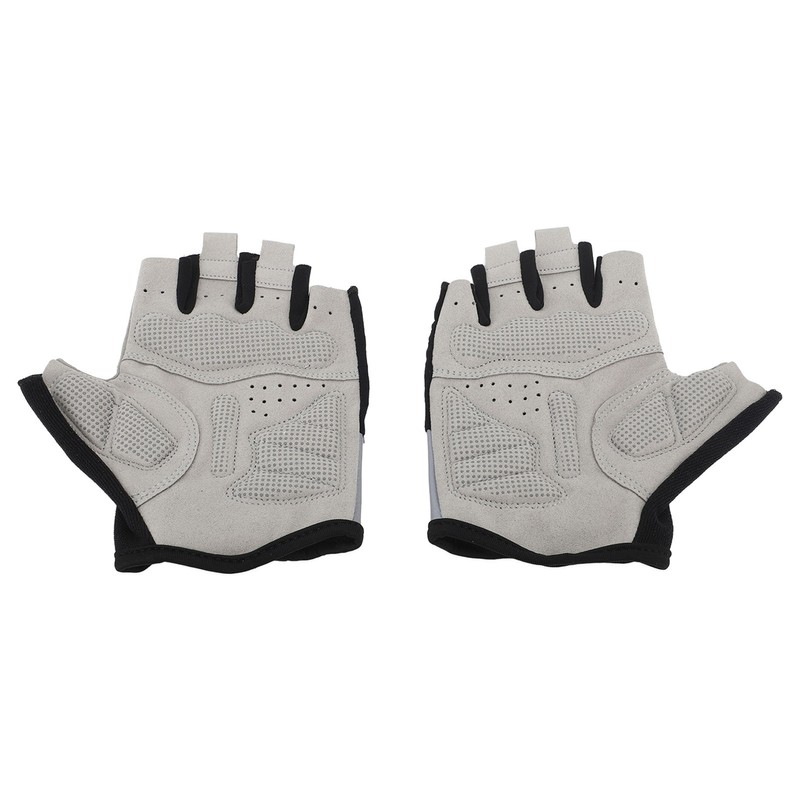 Men Cycling Half Finger Gloves Anti Slip Shock Absorption Bicycle