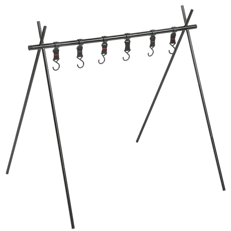 Outdoor Camping Equipment Hanging Rack Foldable Stand Shelf Hanger with