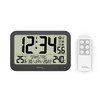 technoline WS8026 Digital Radio-Controlled Clock with Remote Control, Office Clock,