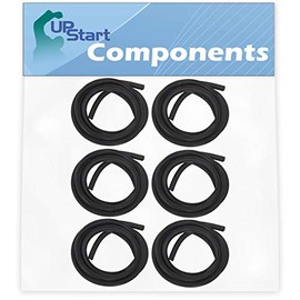 6-Pack 154827601 Dishwasher Tub Gasket Replacement for Frigidaire FGID2466QB0A Dishwasher - Compatible with 154827601 Tub Gasket - UpStart Components Brand