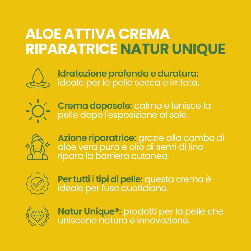 ALOE ACTIVE REPARATRICE Gel-Creme | Ultra-feuchtigkeitsspendende Körpercreme mit Hyaluronsäure und