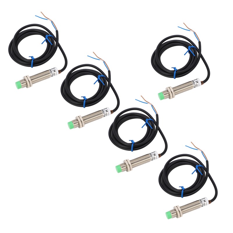 5 Pcs Proximity Switch M12x1 2 Wire Normally Closed 4mm
