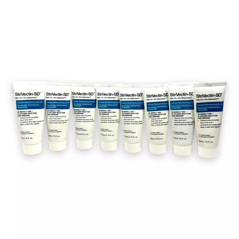 StriVectin-SD Instant Retexturizing Scrub 22ml/0.75fl.oz. New; LOT OF 8