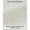 Waffle Bath Mat, Super Absorbent Non Slip Bath Mat Ultra