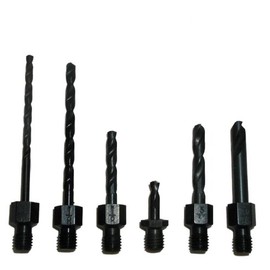 Drill Bits Short Length Threaded Shank, Combo Series Drill Bit Set 1 Tight Fit Tools 00131