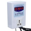 Temperature Controller Digital Display Thermostat Temp Regulator with Sensor AC110‑240VAU