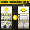 MUVKQC 7 Inch LED Light Bars - 8PCS 120W LED